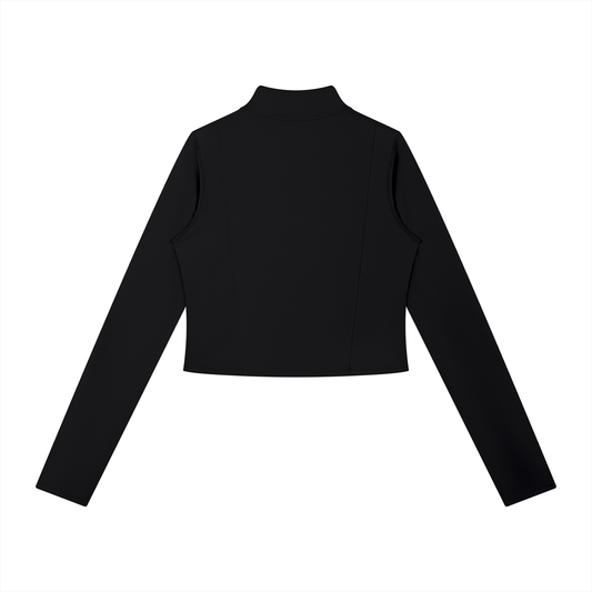 DS-Womens Full-Zip Sports Jacket (Black)