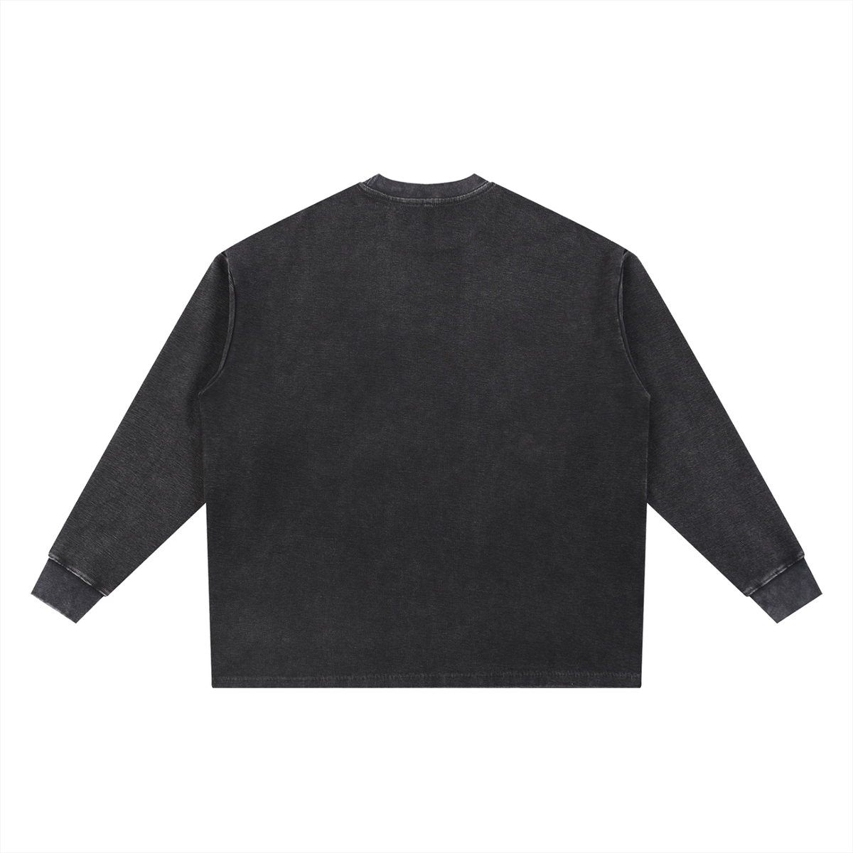 DS-waffle long sleeve (Black)