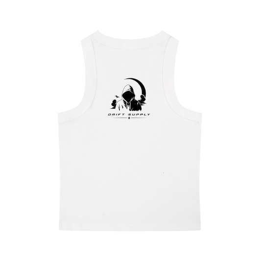 DS Moon-Snow Washed Tank (White)