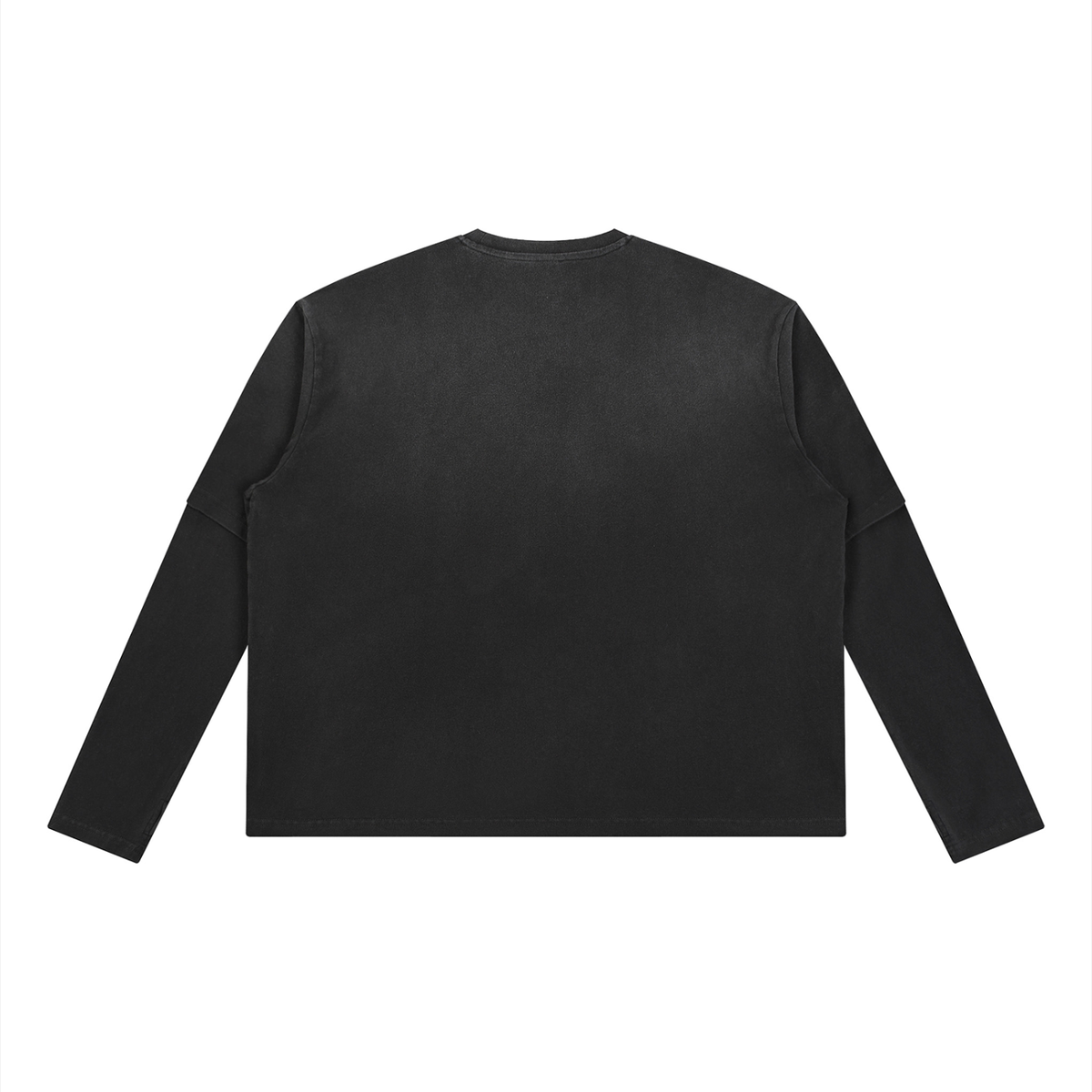 DS-Vintage wash long sleeved (Black)