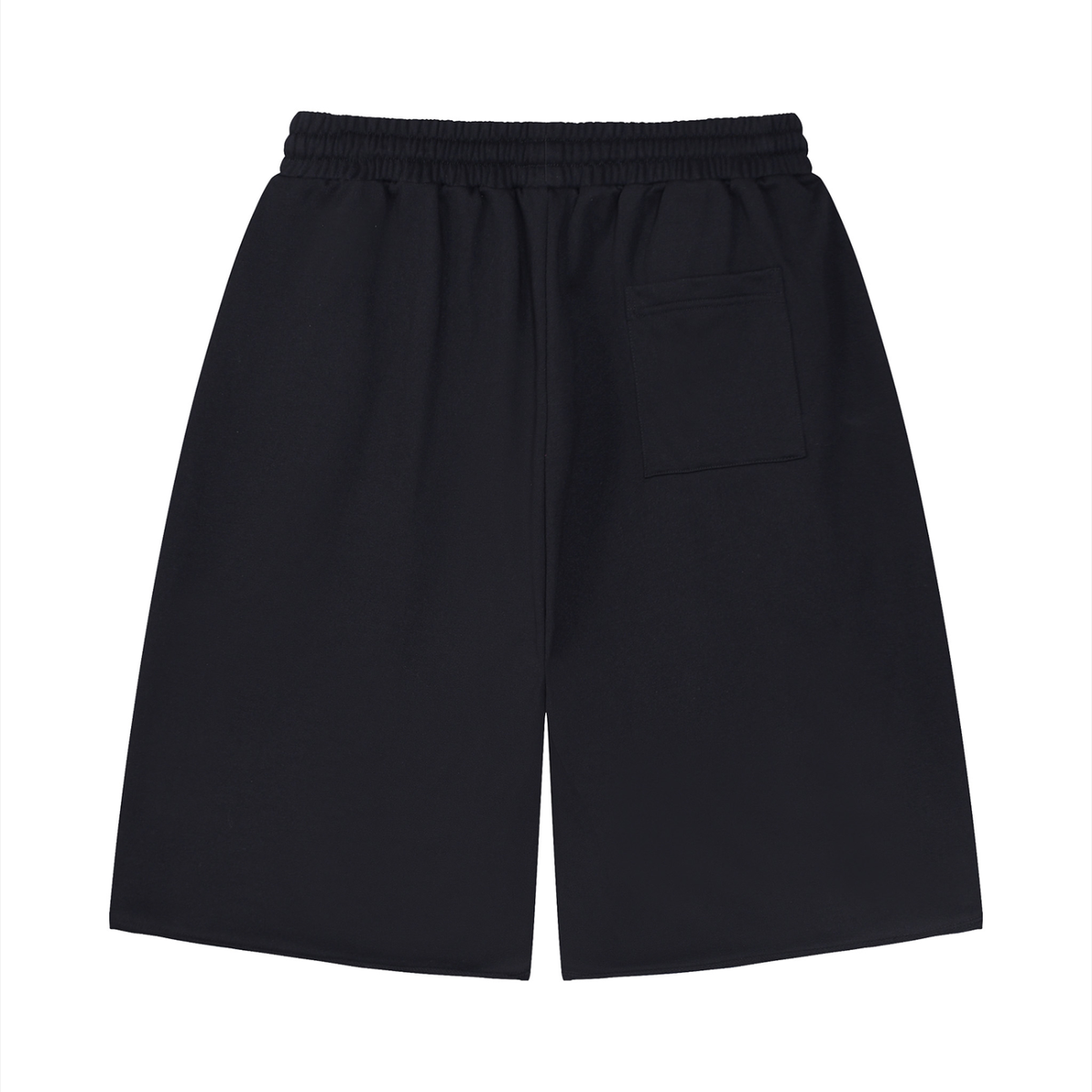 DRIFT-SUPPLY-Loose Raw Edge Shorts