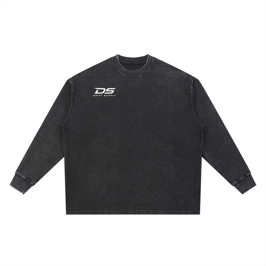 DS-waffle long sleeve (Black)