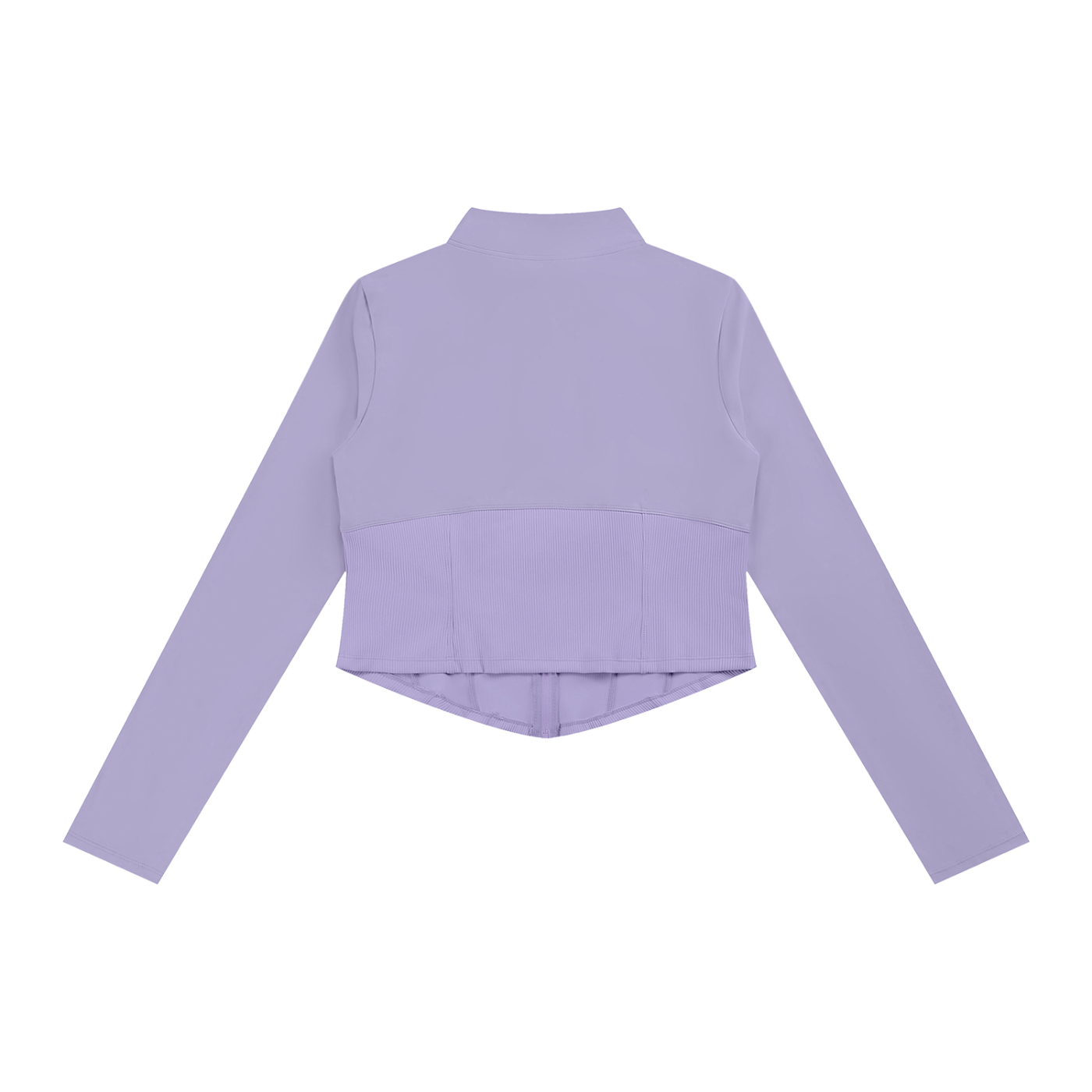 DRIFT SUPPLY-Womens Slim Fit Full-Zip Yoga Jacket (Purple)
