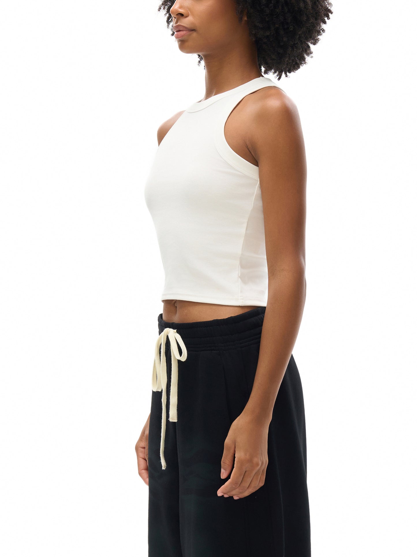 DS Moon-Snow Washed Tank (White)