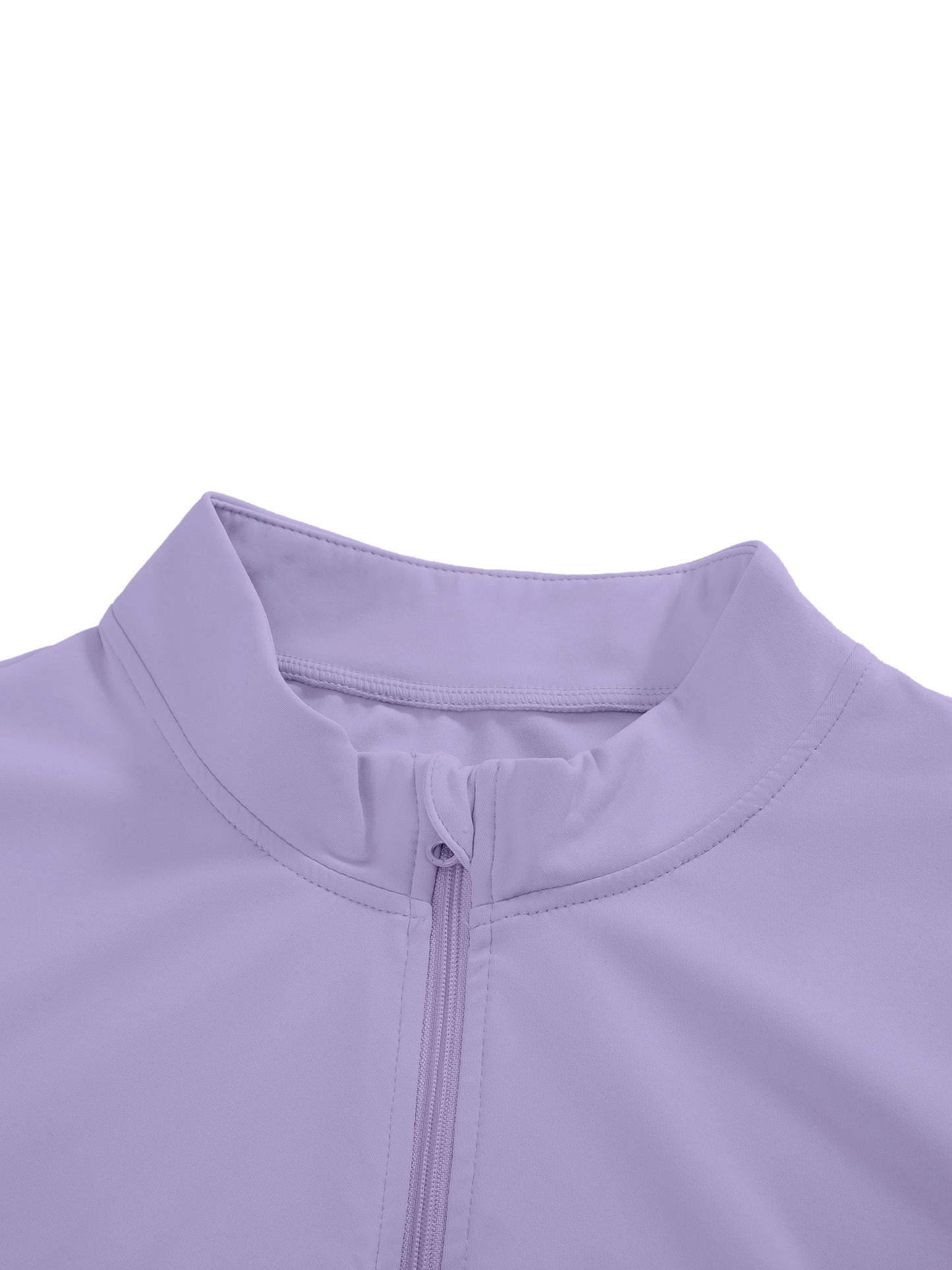 DRIFT SUPPLY-Womens Slim Fit Full-Zip Yoga Jacket (Purple)