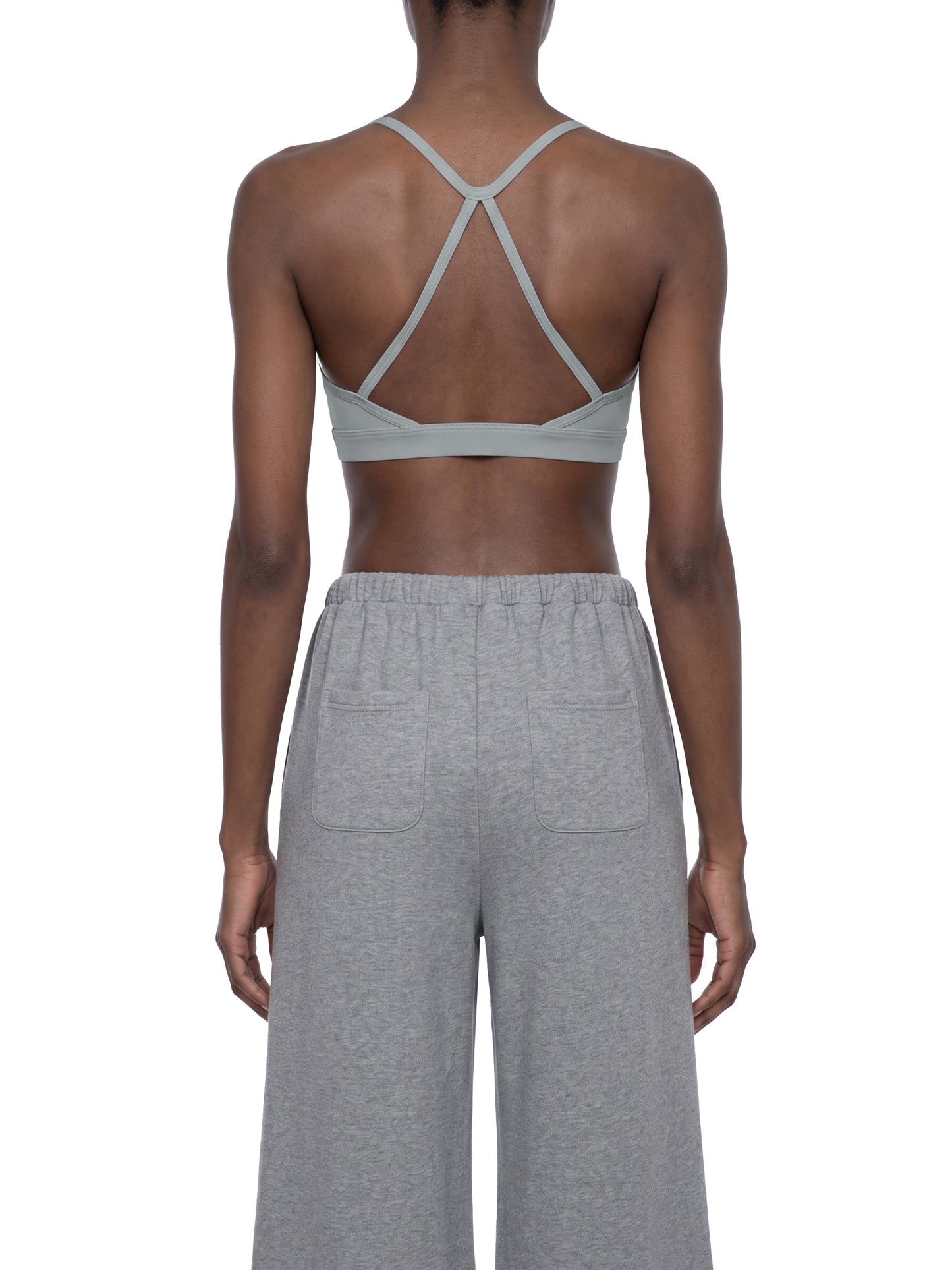 OFFLINE-Tight Yoga Sports Bra (Gray)